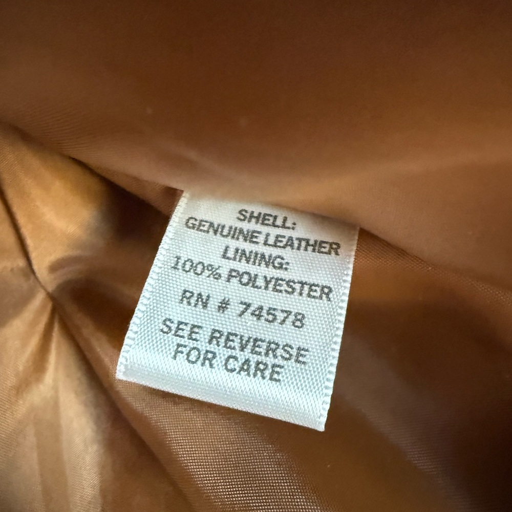 Cache Camel Leather Jacket - Picture 8 of 8